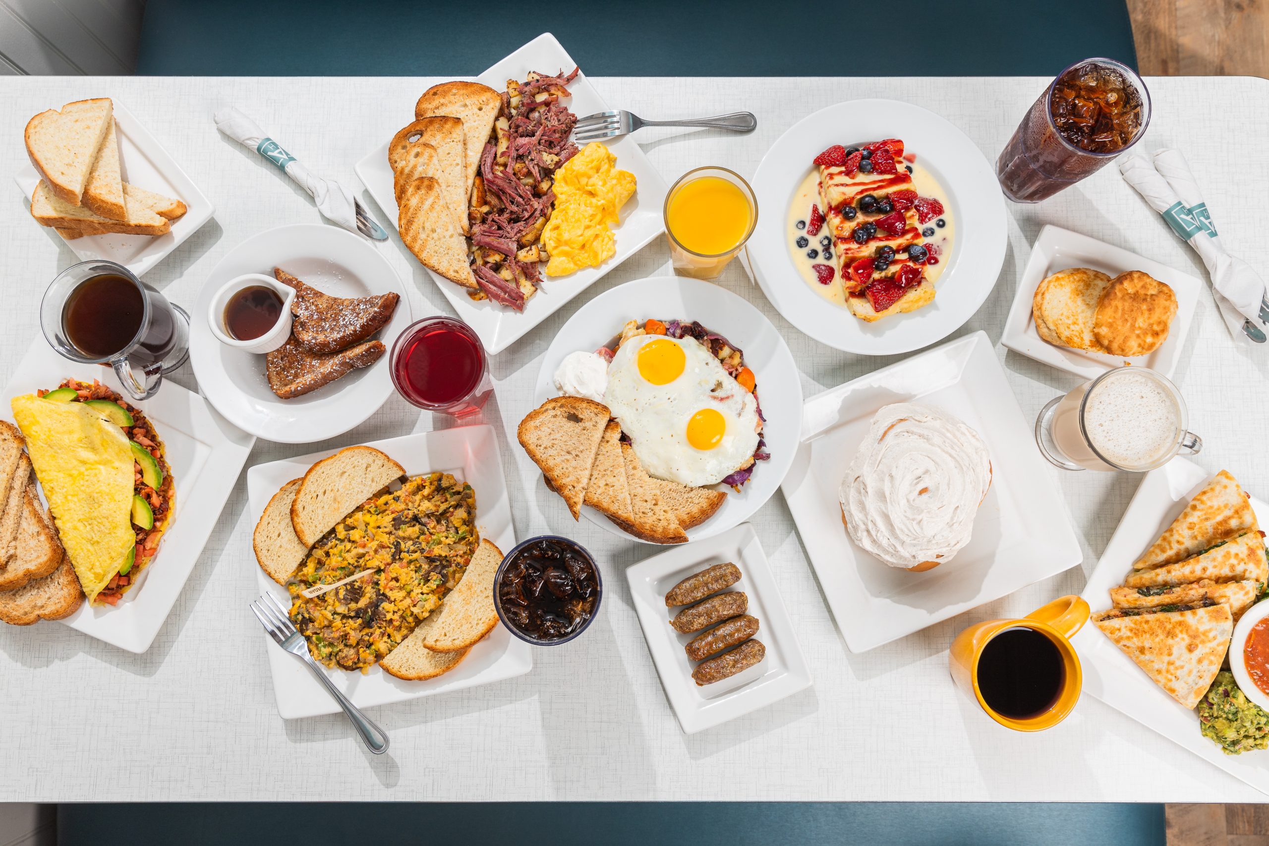 Breakfast spread
